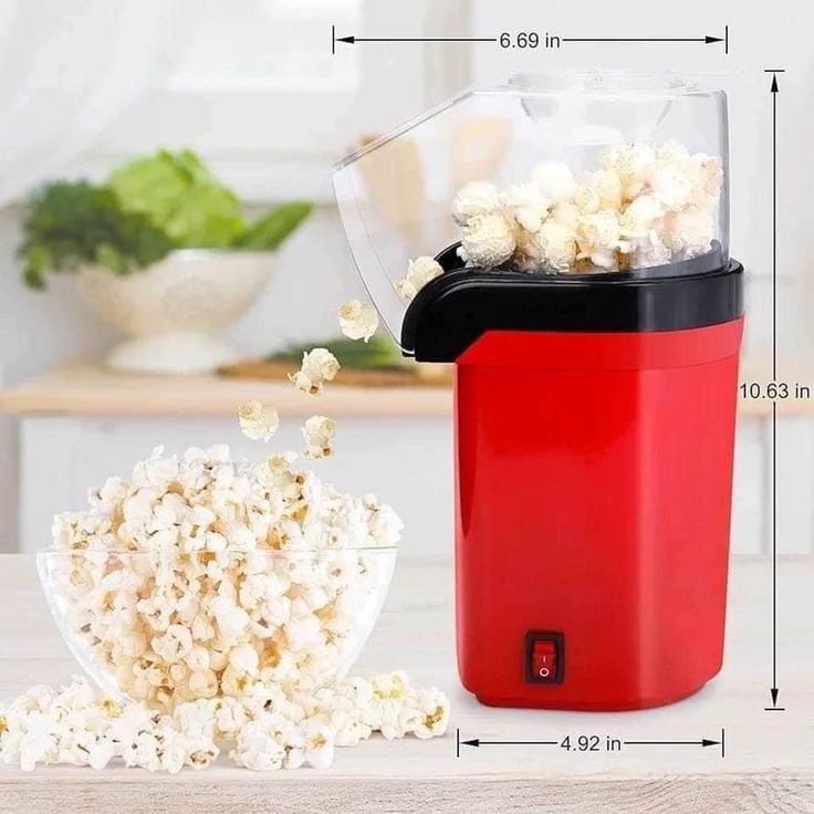 ✨ Mini Machine à Popcorn Électrique – L’Indispensable pour vos Soirées Gourmandes ! ✨